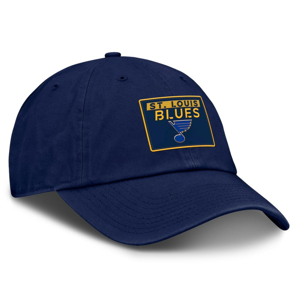 St. Louis Blues Fanatics Authentic Pro Prime Adjustable Hat Navy
