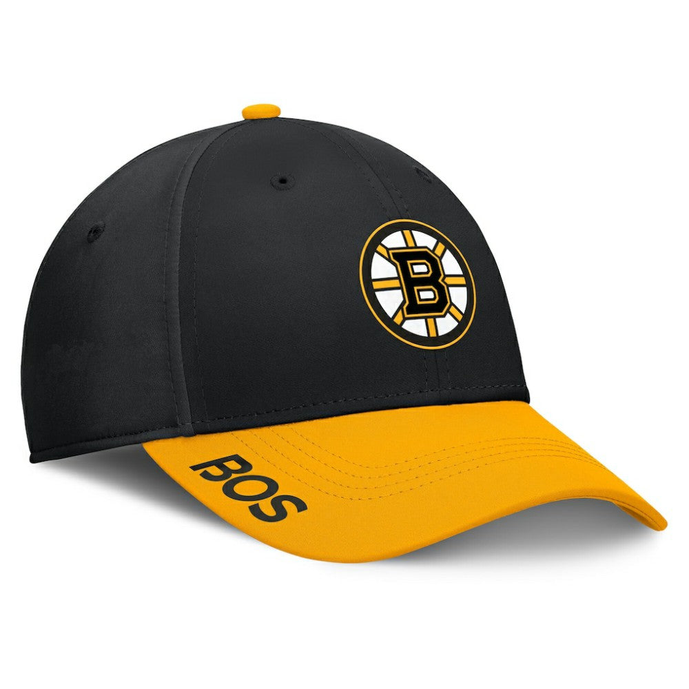 Boston Bruins Fanatics Authentic Pro Rink Flex Hat Black/Gold