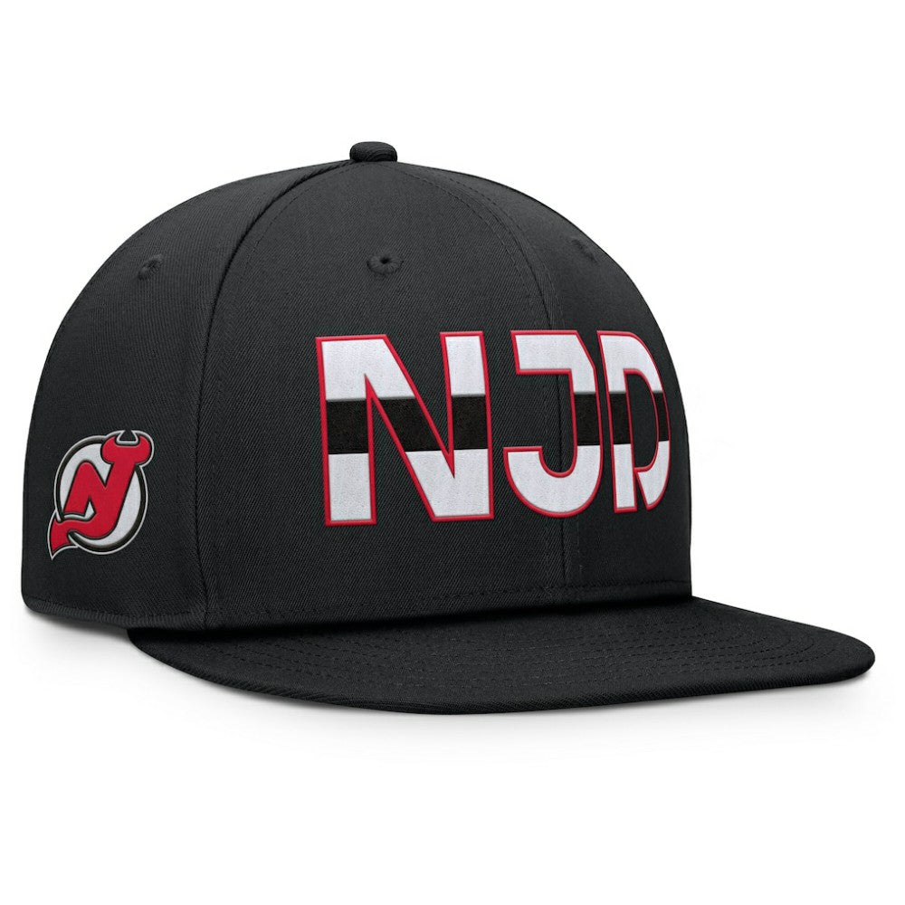 New Jersey Devils Fanatics Authentic Pro Rink Snapback Hat Black