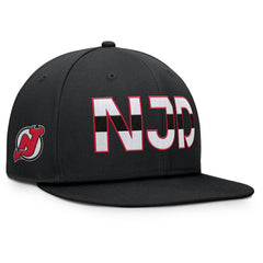 New Jersey Devils Fanatics Authentic Pro Rink Snapback Hat Black