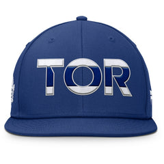 Toronto Maple Leafs Fanatics Authentic Pro Rink Snapback Hat Blue