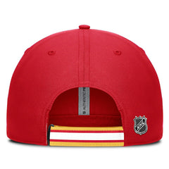 Calgary Flames Fanatics Authentic Pro Ripstop Adjustable Hat Red/Gold