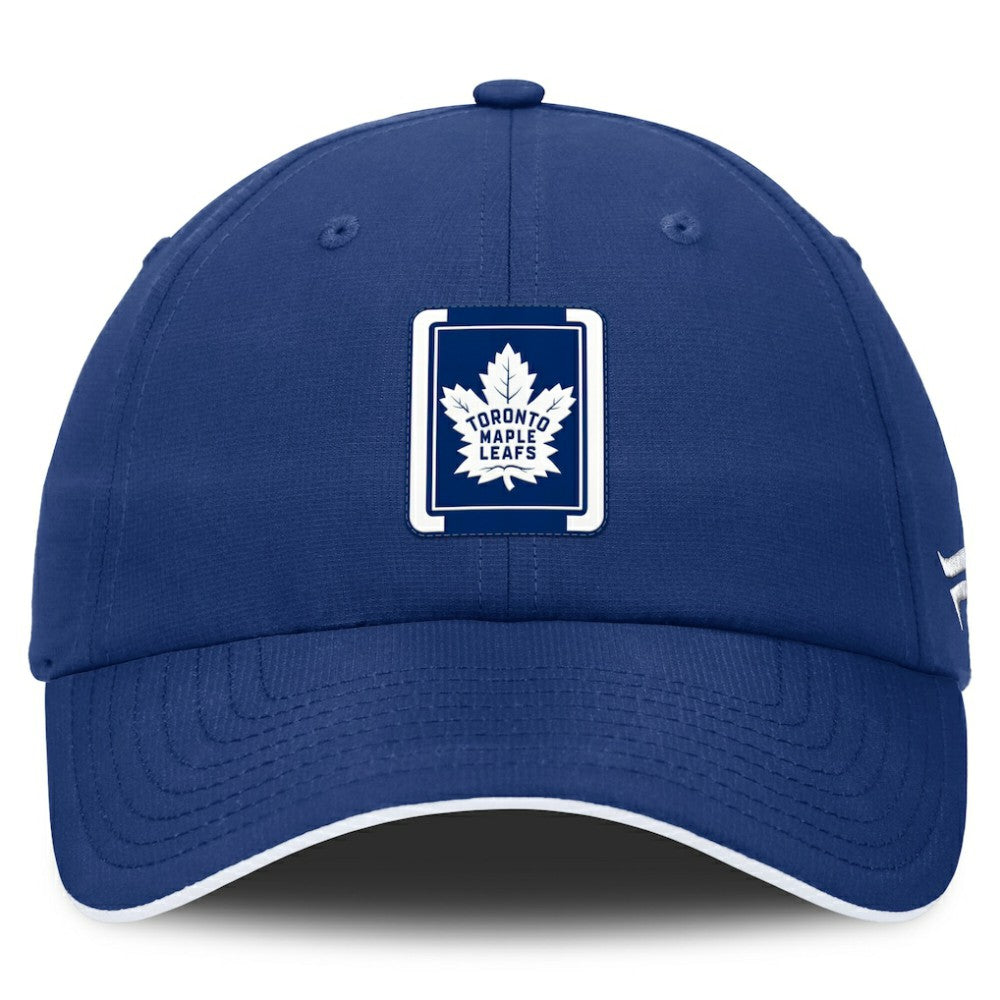 Toronto Maple Leafs Fanatics Authentic Pro Ripstop Adjustable Hat Blue/White