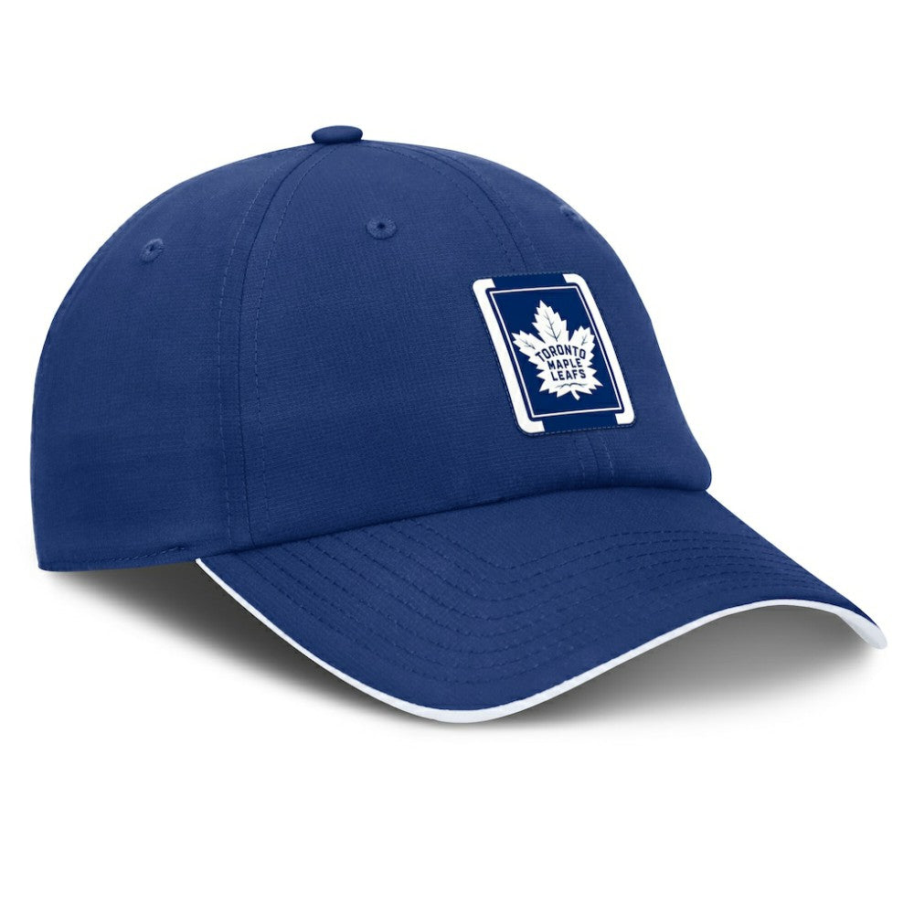 Toronto Maple Leafs Fanatics Authentic Pro Ripstop Adjustable Hat Blue/White