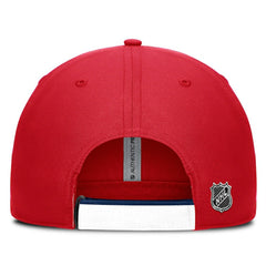 Washington Capitals Fanatics Authentic Pro Ripstop Adjustable Hat Red/Navy