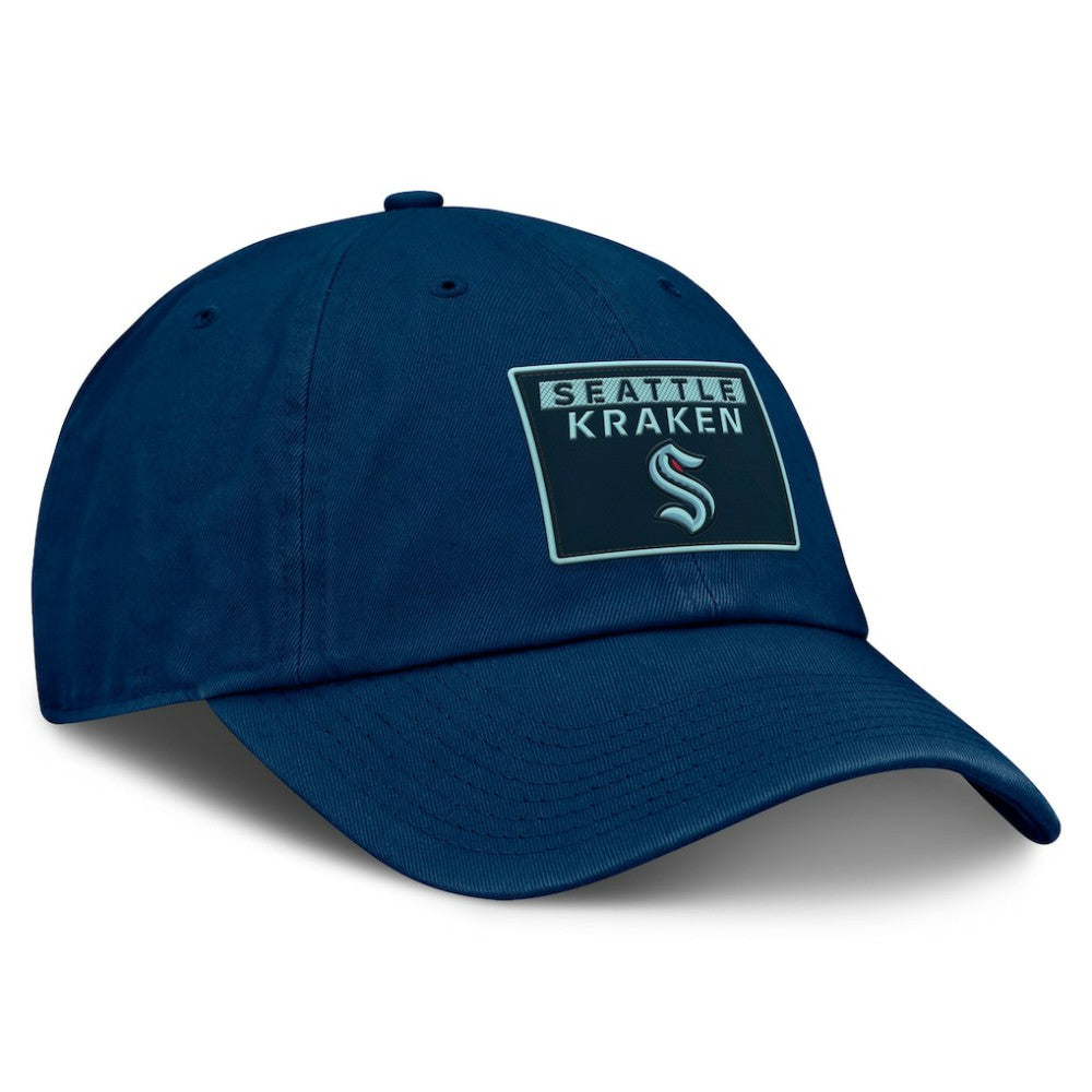 Seattle Kraken Fanatics Women's Authentic Pro Rink Adjustable Hat Deep Sea Blue
