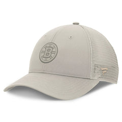 Boston Bruins Fanatics Women's Authentic Pro Road Trucker Adjustable Hat Tan