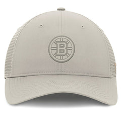 Boston Bruins Fanatics Women's Authentic Pro Road Trucker Adjustable Hat Tan