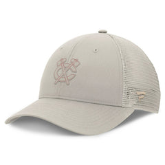Chicago Blackhawks Fanatics Women's Authentic Pro Road Trucker Adjustable Hat Tan