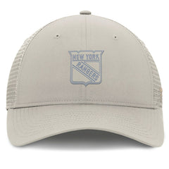 New York Rangers Fanatics Women's Authentic Pro Road Trucker Adjustable Hat Tan