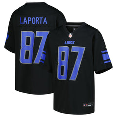 Sam LaPorta Detroit Lions Youth Game Jersey - Black | Nike sale