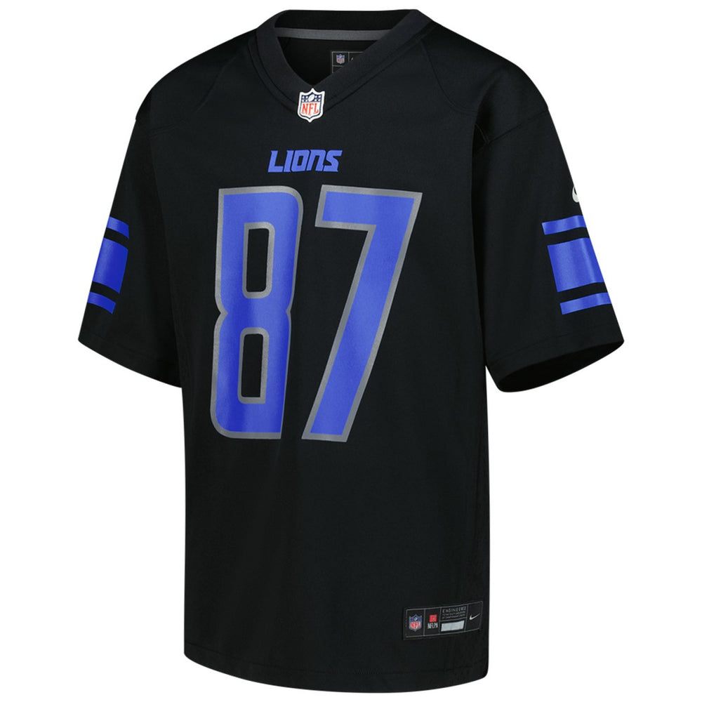 Sam LaPorta Detroit Lions Youth Game Jersey - Black | Nike sale