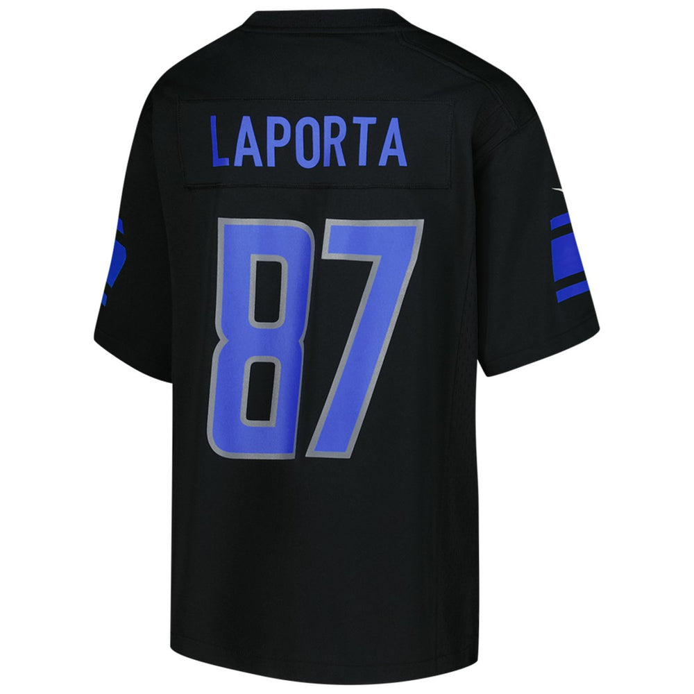Sam LaPorta Detroit Lions Youth Game Jersey - Black | Nike sale