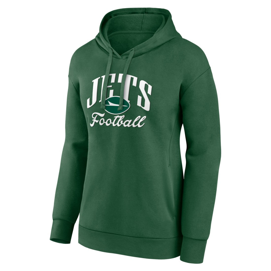 New York Jets Women's Victory Script Pullover Hoodie - Green outlet