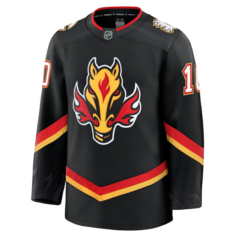 Jonathan Huberdeau Calgary Flames Fanatics Alternate Premium Jersey Black