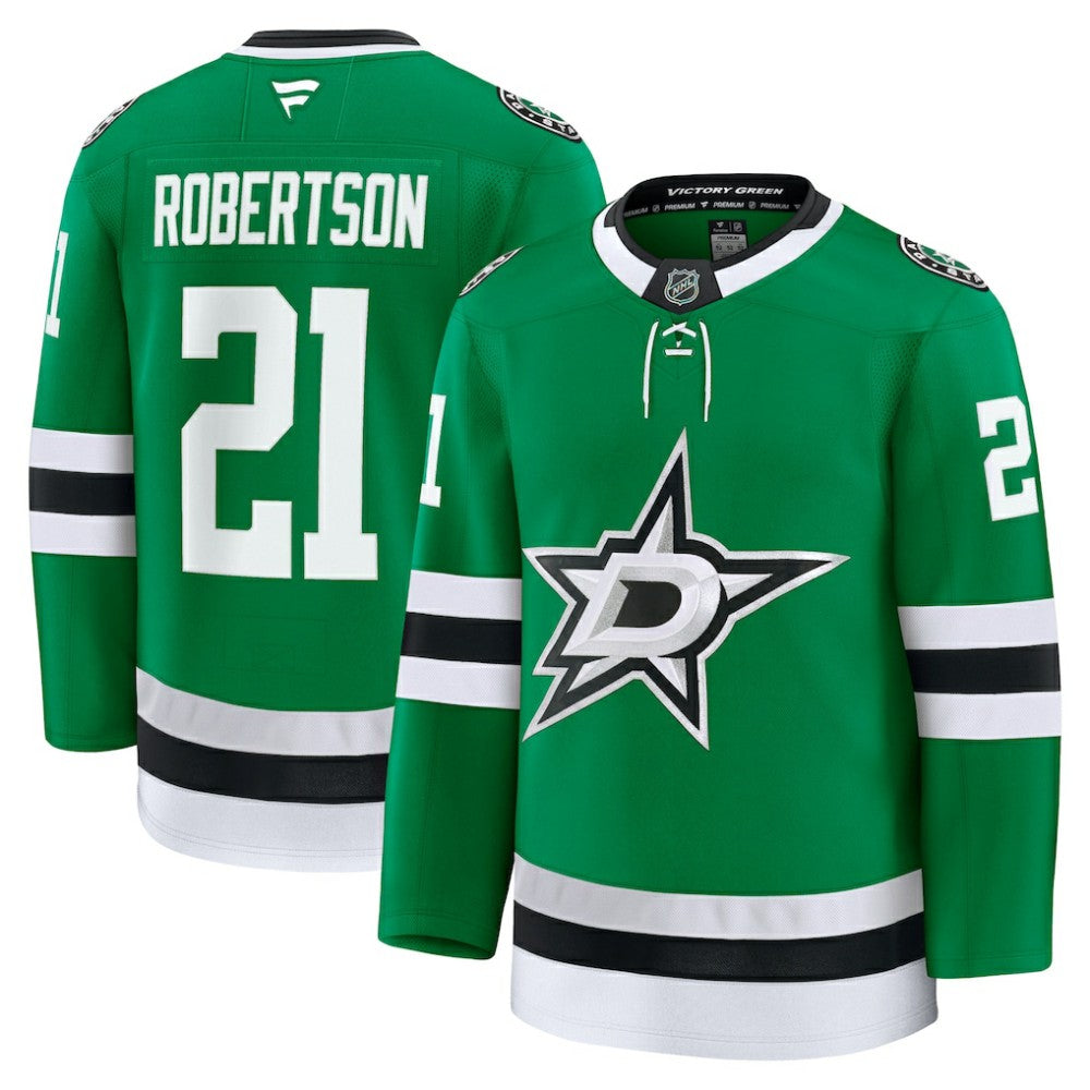 Jason Robertson Dallas Stars Fanatics Home Premium Jersey Kelly Green