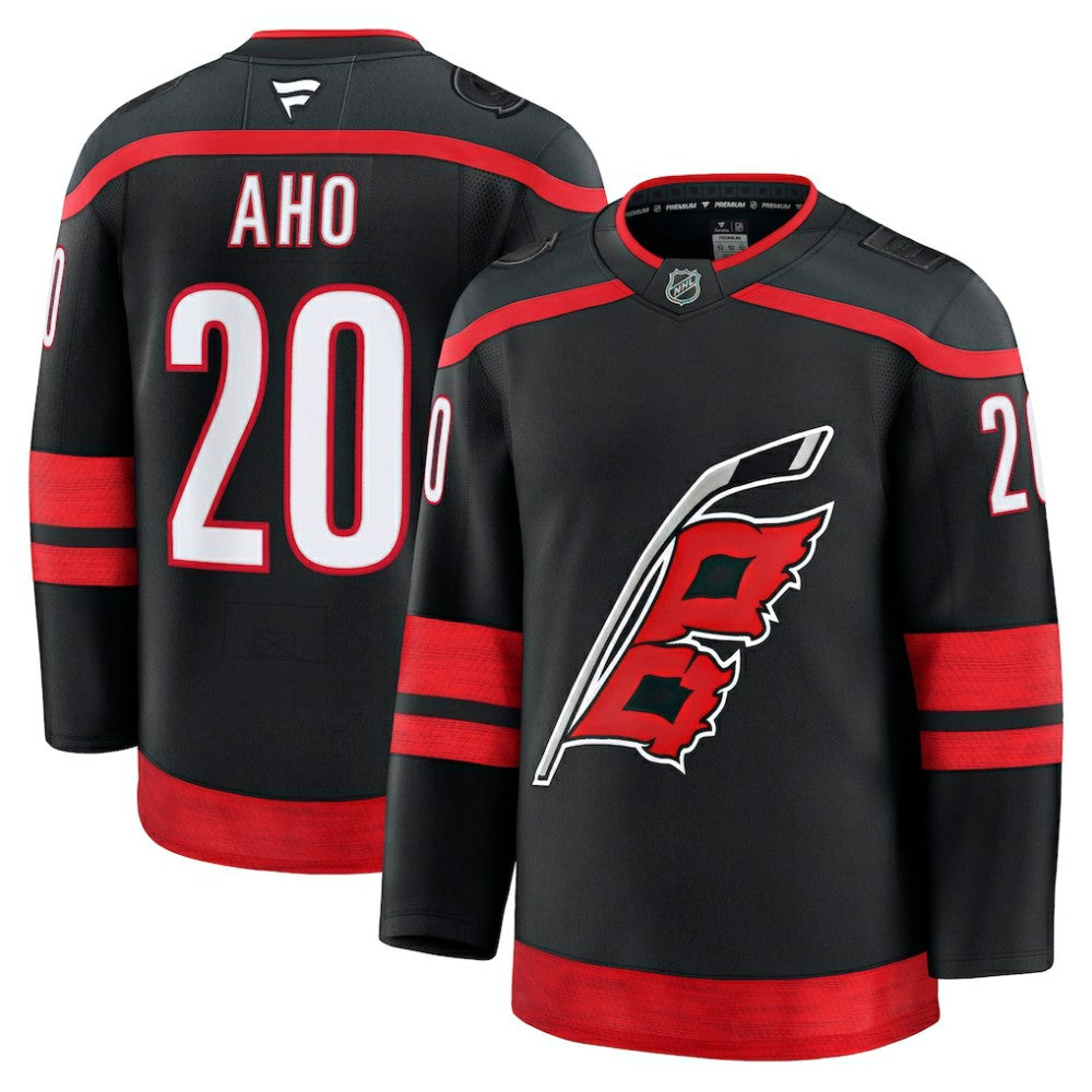Sebastian Aho Carolina Hurricanes Fanatics Home Premium Jersey Black
