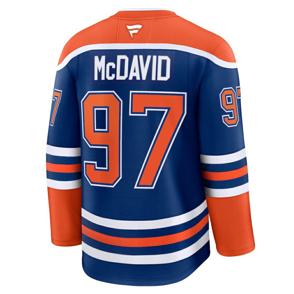 Connor McDavid Edmonton Oilers Fanatics Home Premium Jersey Royal