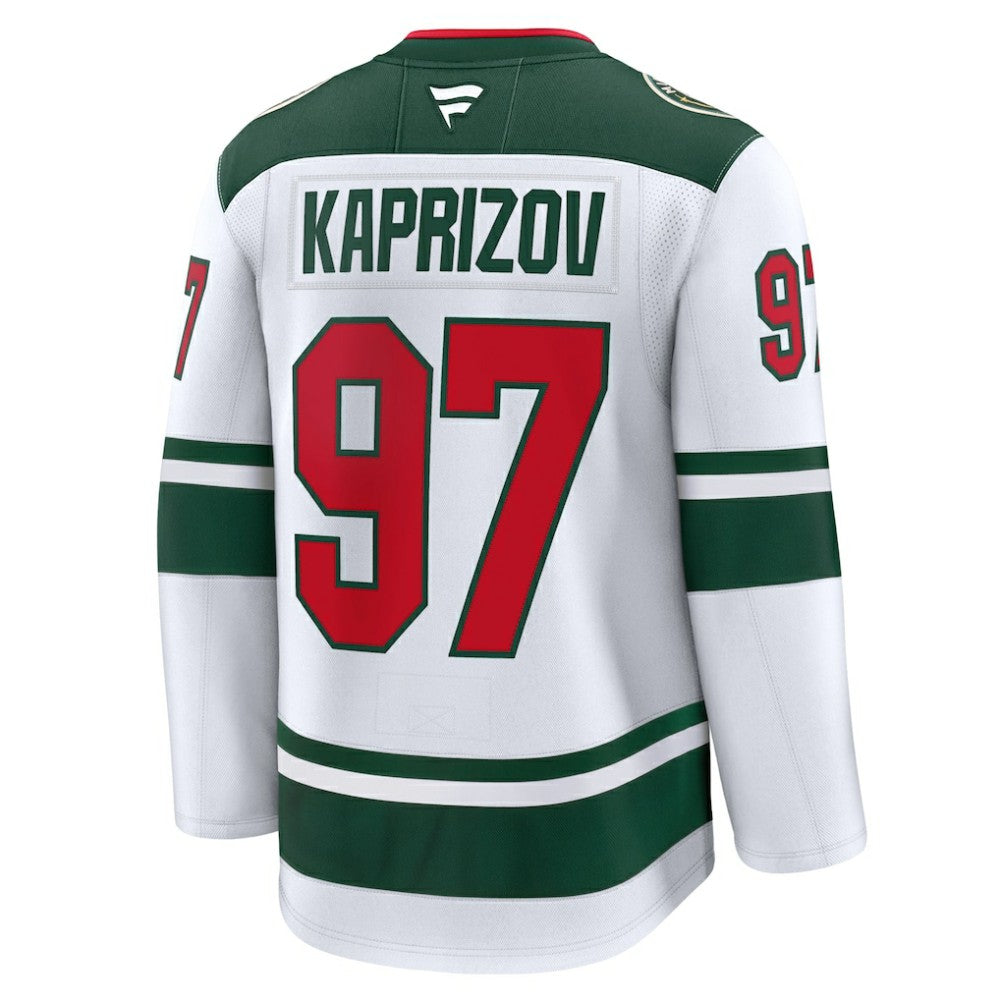 Kirill Kaprizov Minnesota Wild Fanatics Away Premium Jersey White