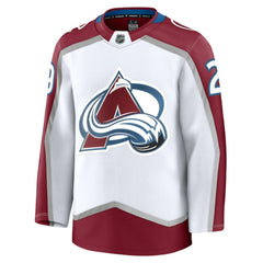 Nathan MacKinnon Colorado Avalanche Fanatics Away Premium Jersey White
