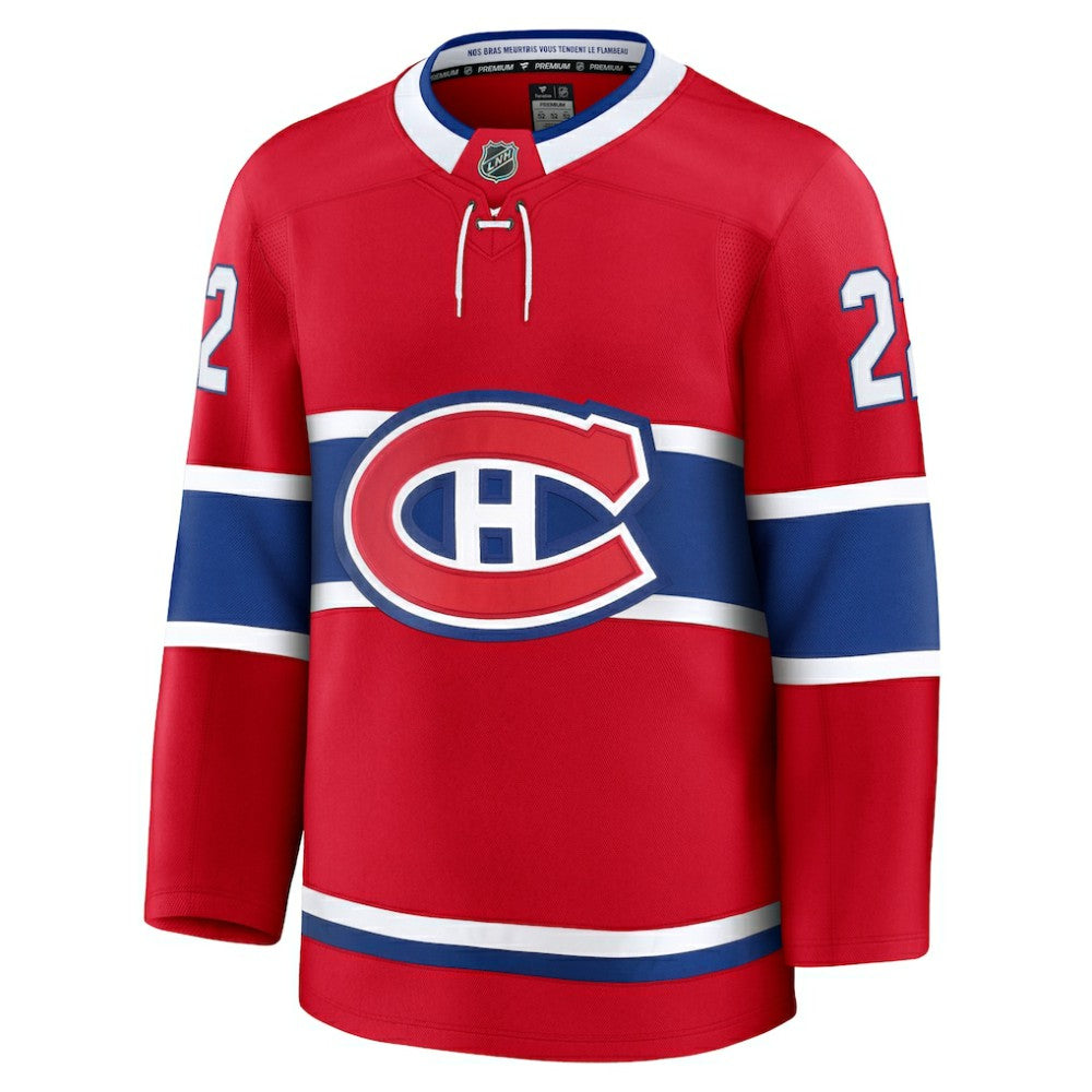 Cole Caufield Montreal Canadiens Fanatics Home Premium Jersey Red