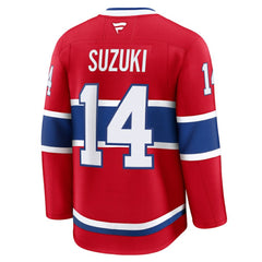 Nick Suzuki Montreal Canadiens Fanatics Home Premium Jersey Red