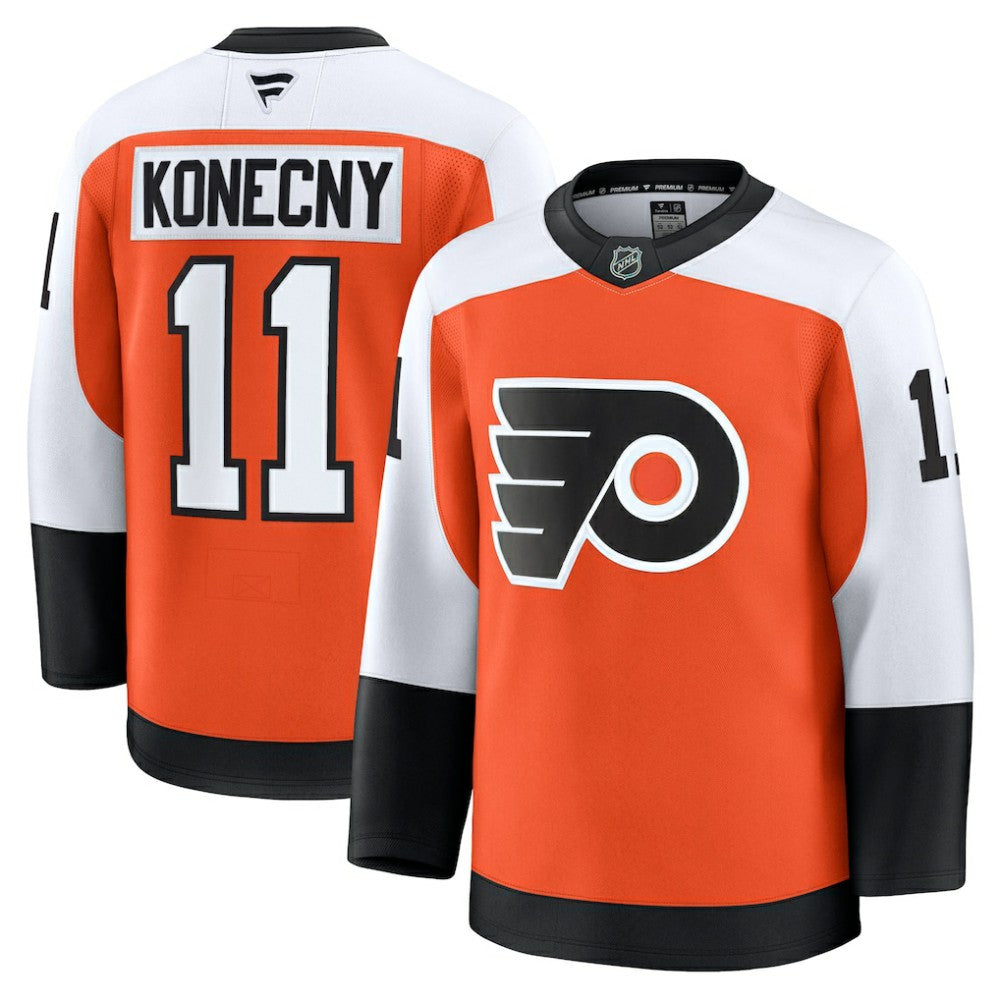 Travis Konecny Philadelphia Flyers Fanatics Home Premium Jersey Burnt Orange