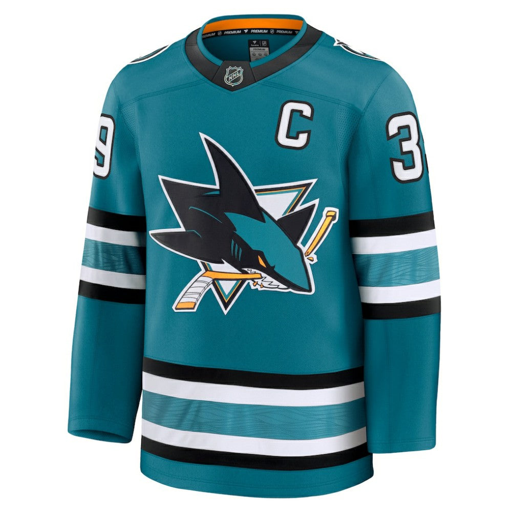 Logan Couture San Jose Sharks Fanatics Home Premium Jersey Teal