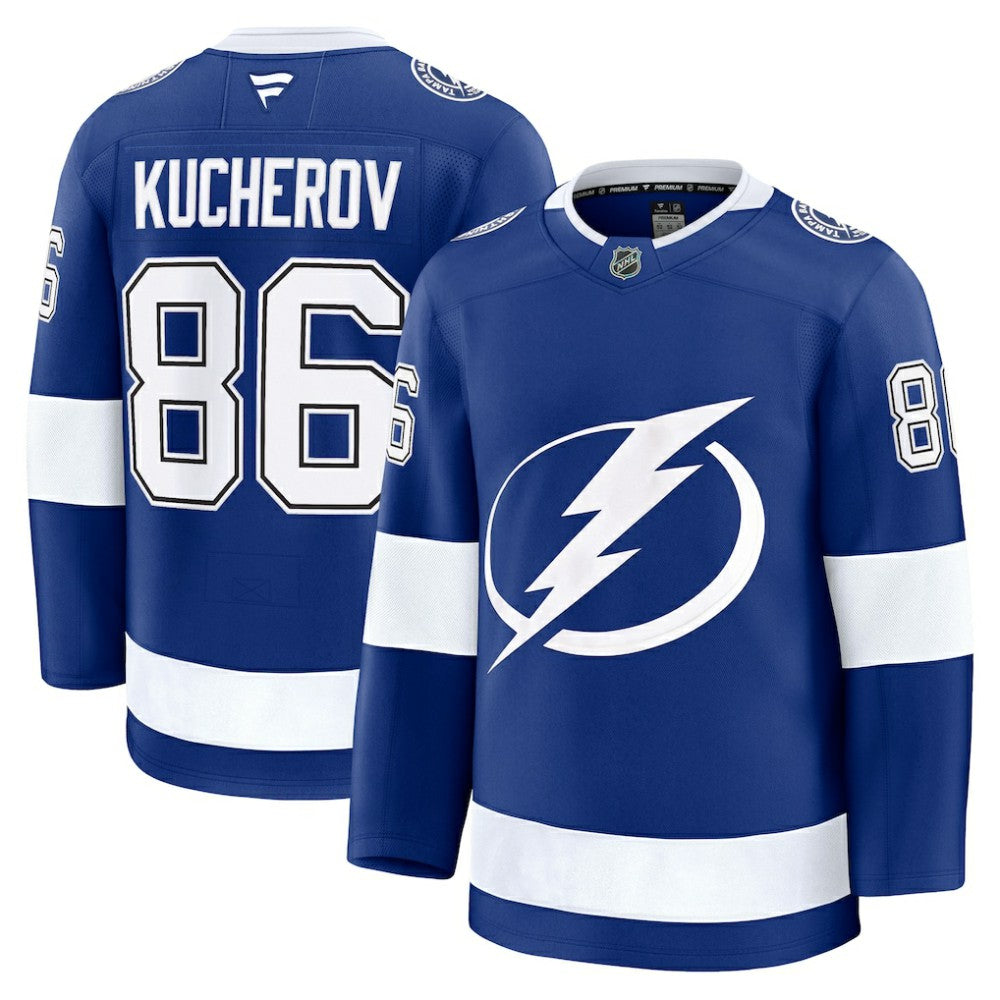 Nikita Kucherov Tampa Bay Lightning Fanatics Home Premium Jersey Blue