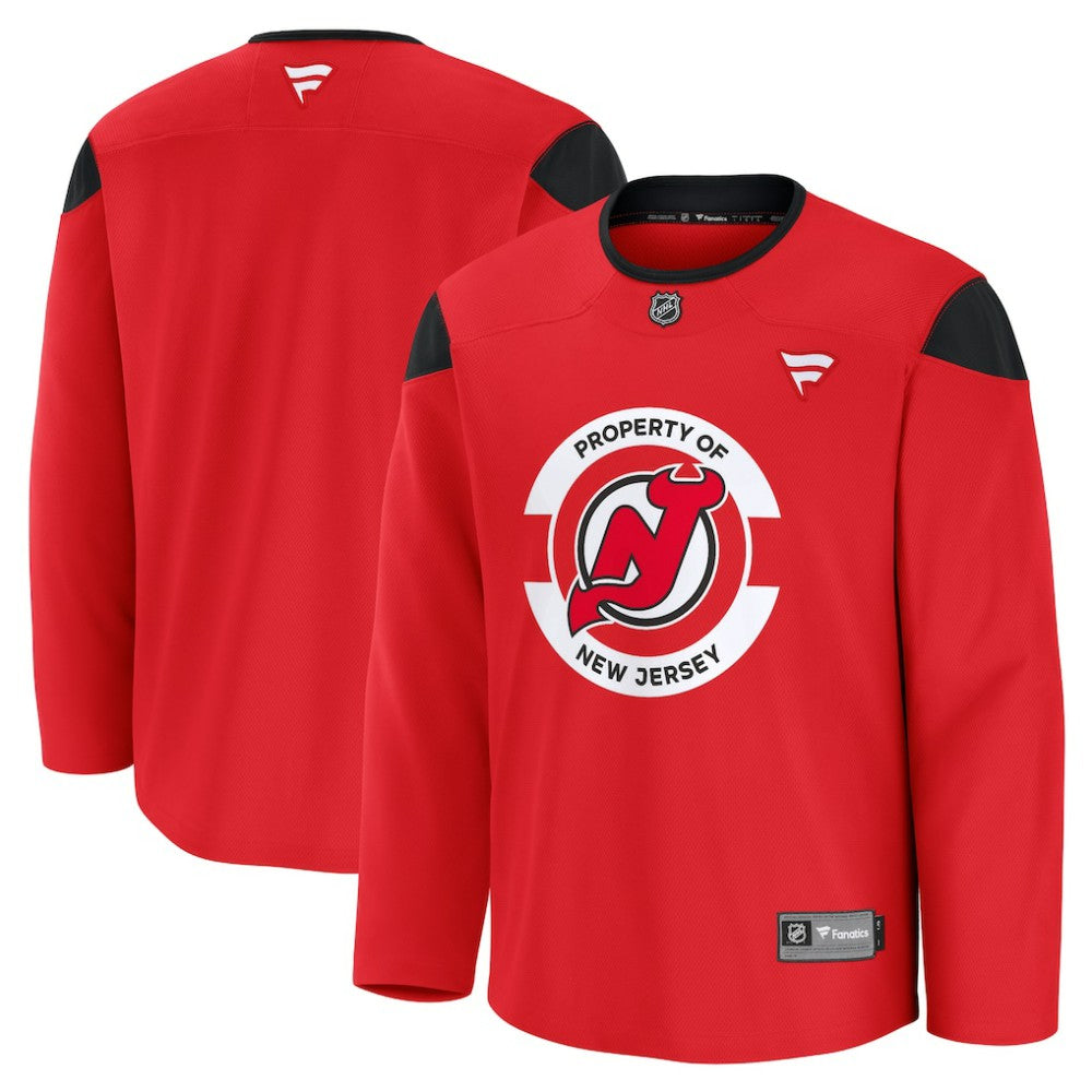 New Jersey Devils Fanatics Practice Jersey Red