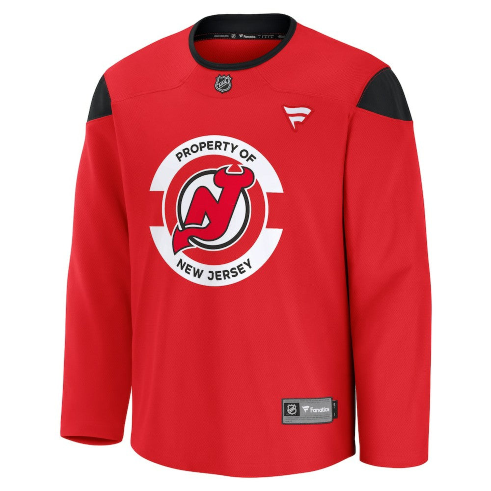 New Jersey Devils Fanatics Practice Jersey Red