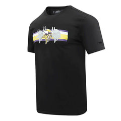 Minnesota Vikings Pro Standard Retro Striper T-Shirt - Black on sale