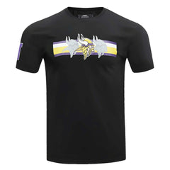 Minnesota Vikings Pro Standard Retro Striper T-Shirt - Black on sale