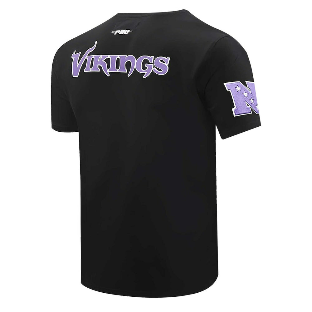Minnesota Vikings Pro Standard Retro Striper T-Shirt - Black on sale