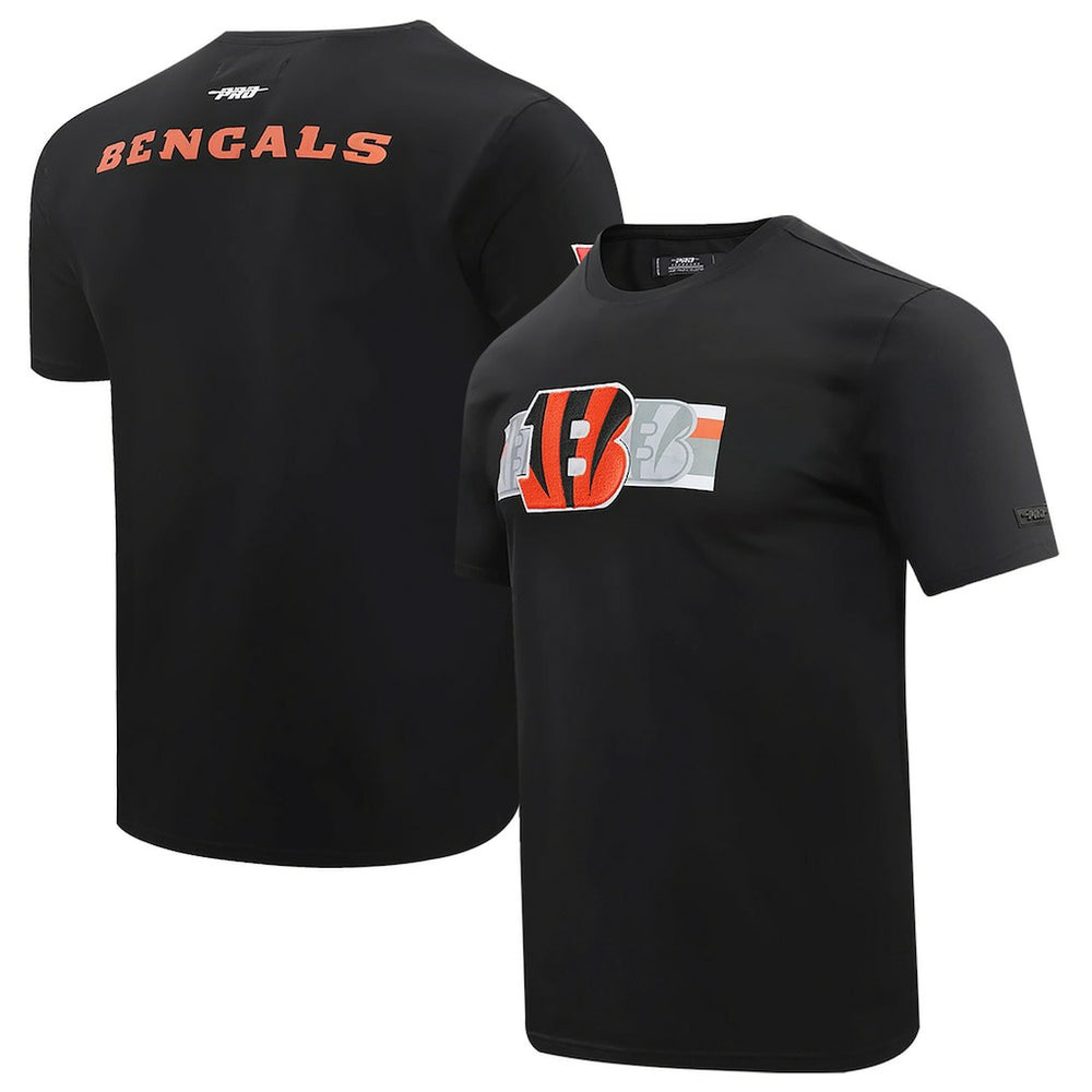 Cincinnati Bengals Pro Standard Retro Striper T-Shirt - Black for sale
