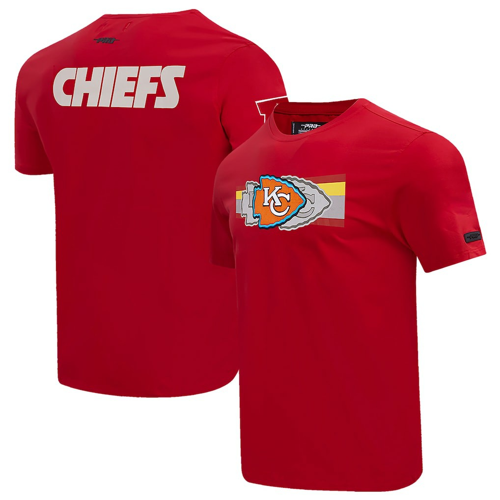 Kansas City Chiefs Pro Standard Retro Striper T-Shirt - Red online