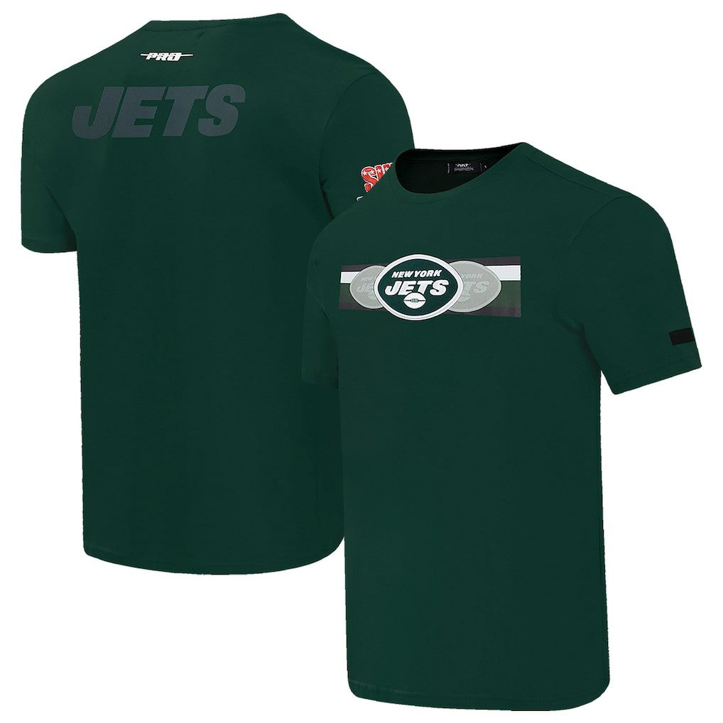 New York Jets Pro Standard Retro Striper T-Shirt - Green for sale