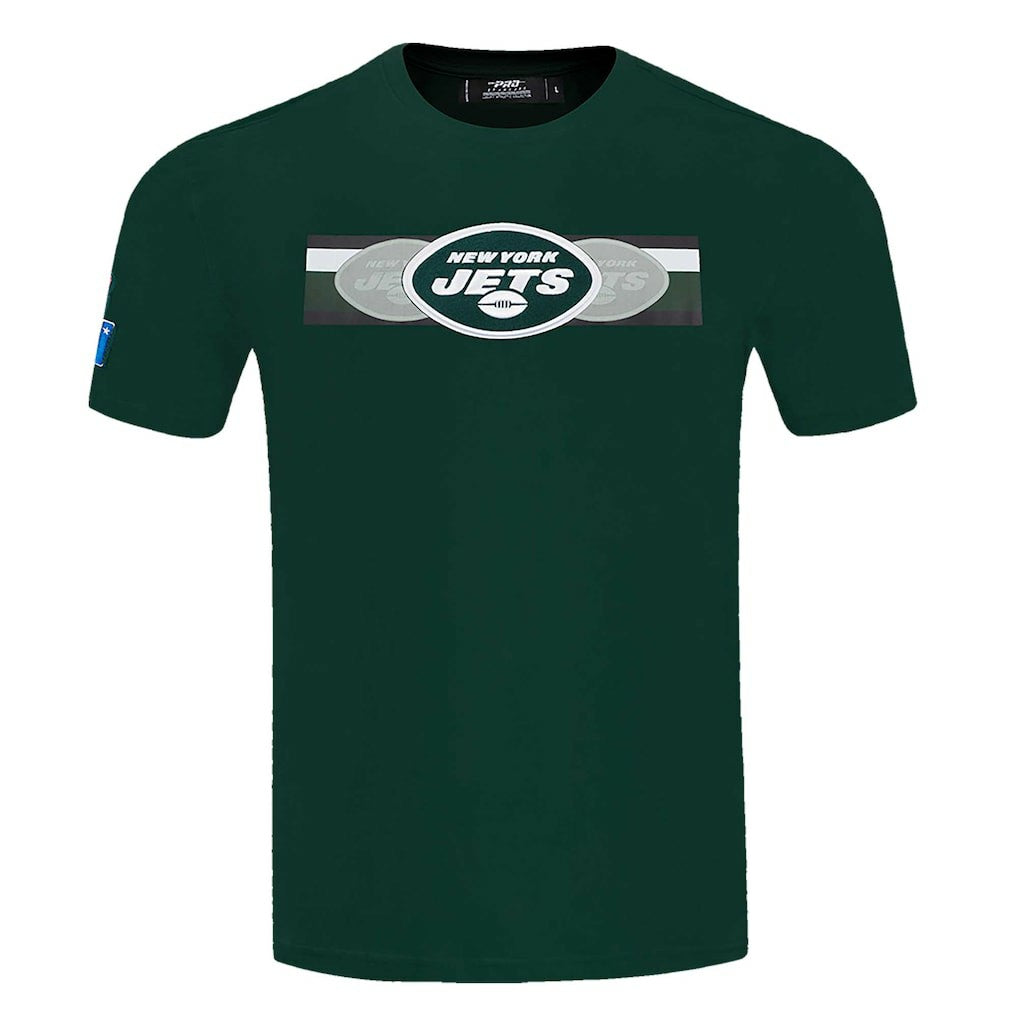 New York Jets Pro Standard Retro Striper T-Shirt - Green for sale