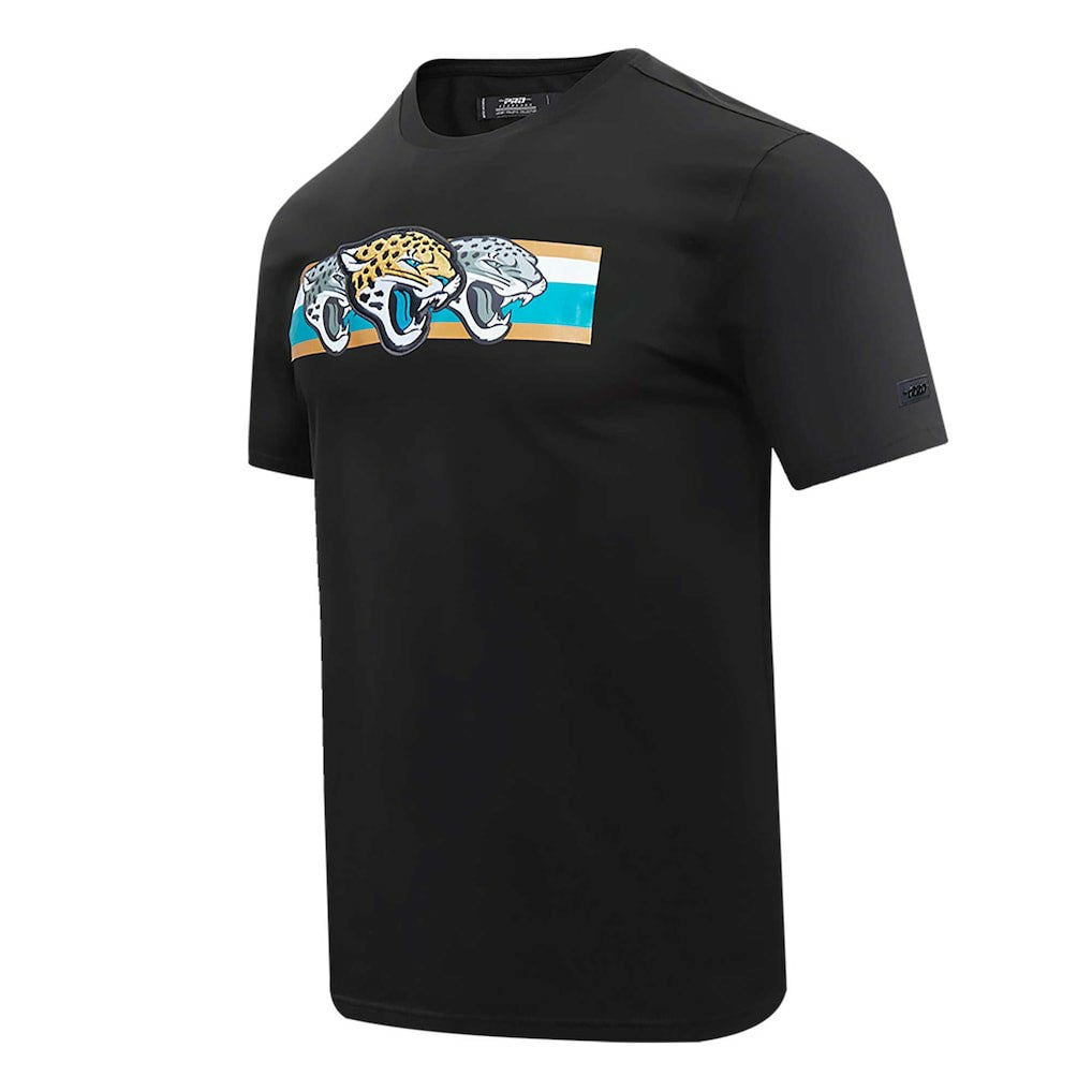 Jacksonville Jaguars Pro Standard Retro Striper T-Shirt - Black outlet
