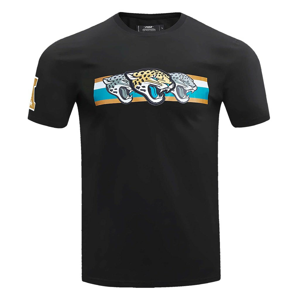 Jacksonville Jaguars Pro Standard Retro Striper T-Shirt - Black outlet