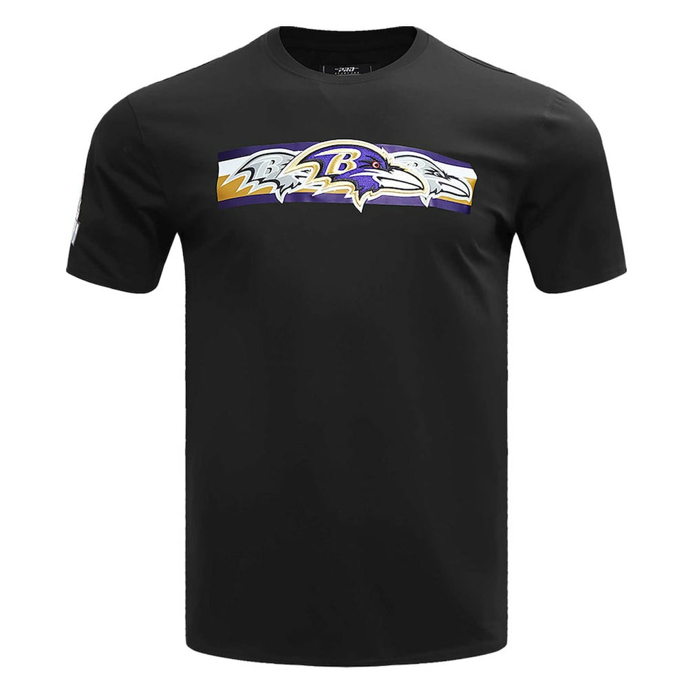 Baltimore Ravens Pro Standard Retro Striper T-Shirt - Black discount