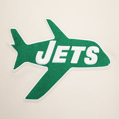 New York Jets Pro Standard Retro Classics Fleece Pullover Sweatshirt - Cream outlet