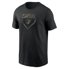 Baltimore Orioles Camo T-Shirt - Black | Nike