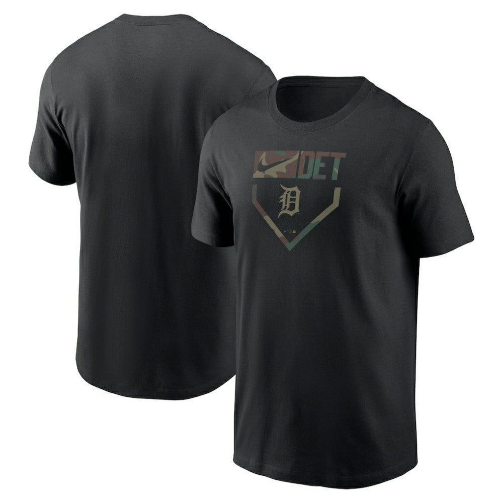 Detroit Tigers Camo T-Shirt - Black | Nike
