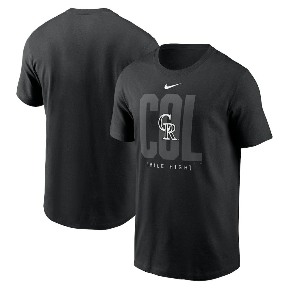 Colorado Rockies Fashion Local T-Shirt - Black | Nike