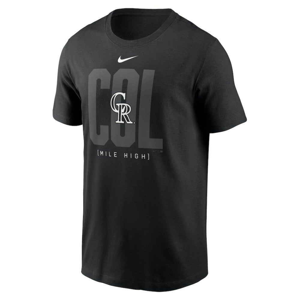 Colorado Rockies Fashion Local T-Shirt - Black | Nike