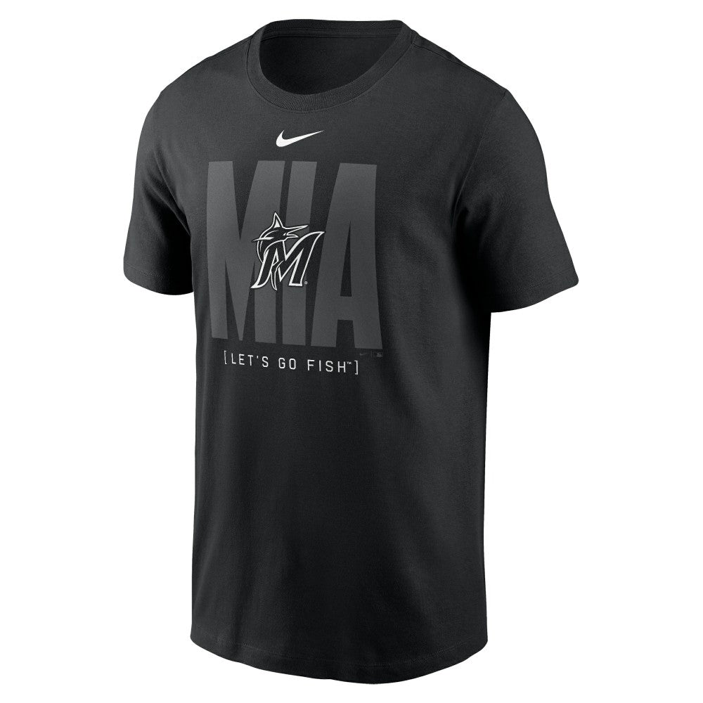 Miami Marlins Fashion Local T-Shirt - Black | Nike