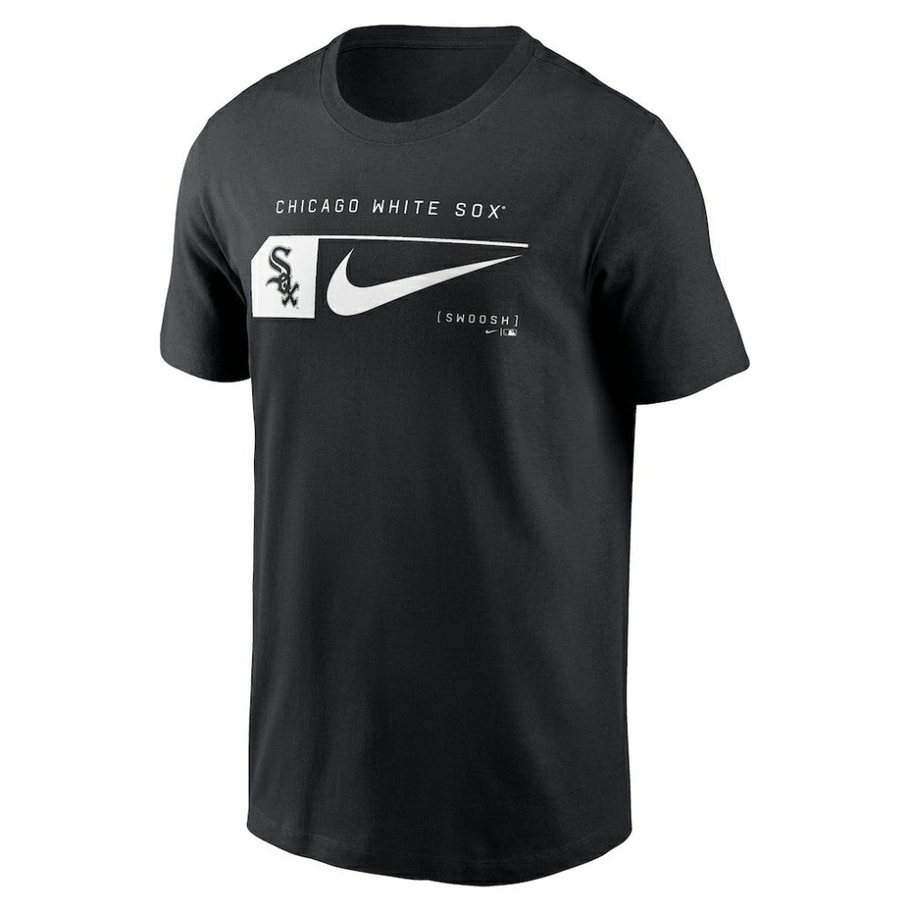 Chicago White Sox Fashion Graphic Swoosh T-Shirt - Black | Nike