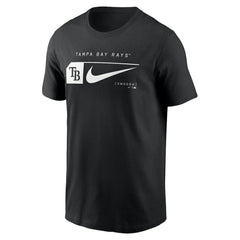 Tampa Bay Rays Fashion Graphic Swoosh T-Shirt - Black | Nike