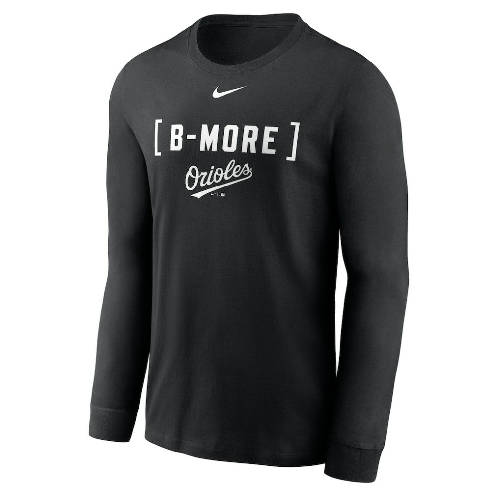 Baltimore Orioles Local Nickname Long Sleeve T-Shirt - Black | Nike